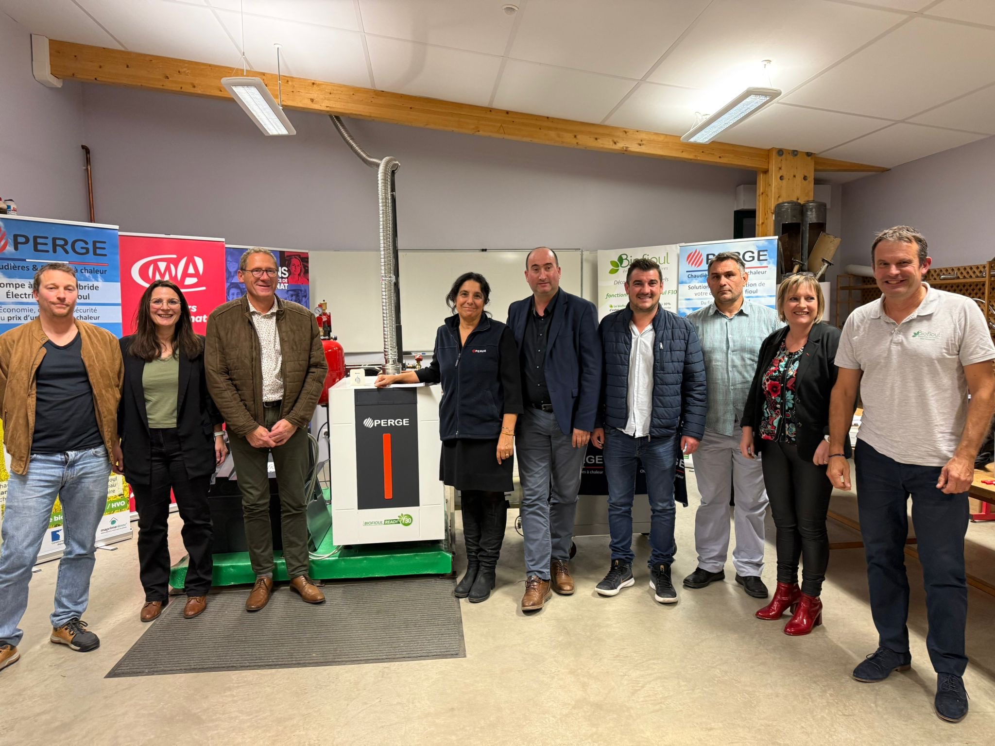 Une chaudière biofioul pour former les chauffagistes de demain